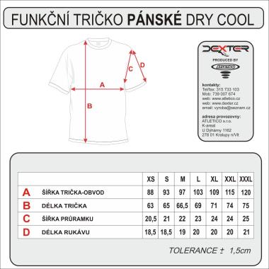 004 Tričko POLO DEXTER subli dry cool   S